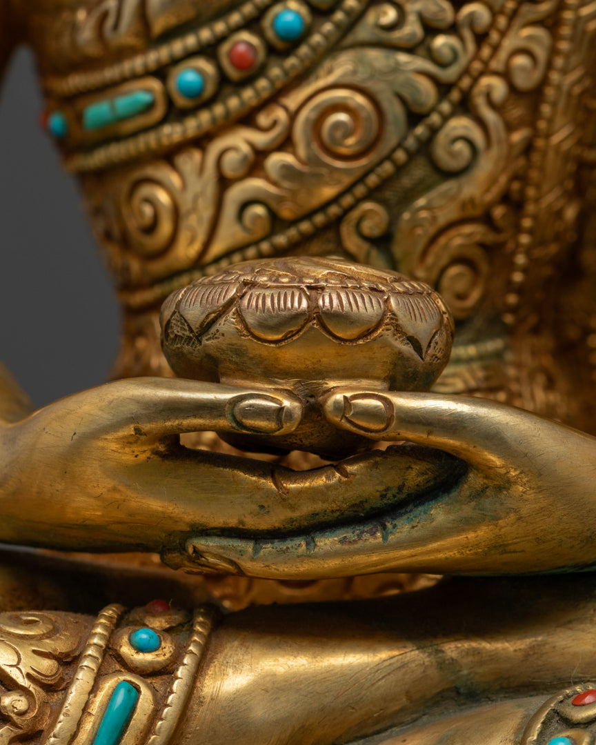 Amitabha Buddha Statue | Handmade Nepalese Buddhist Art