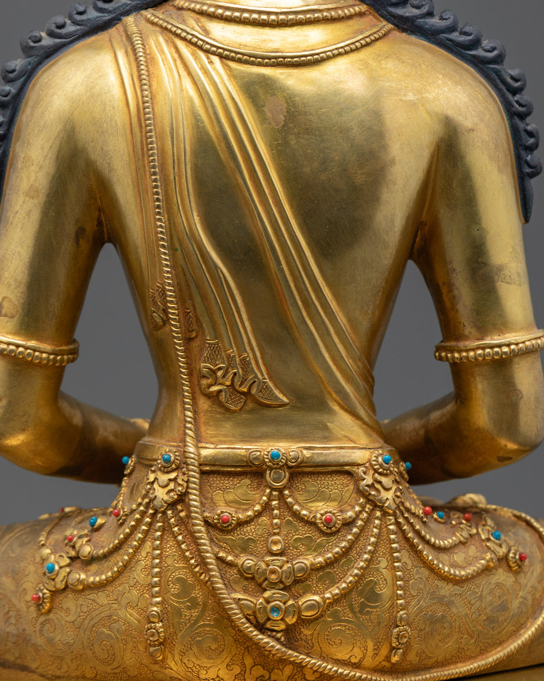 Handmade Amitabha Buddha Statue | Stunning Tibetan Artwork