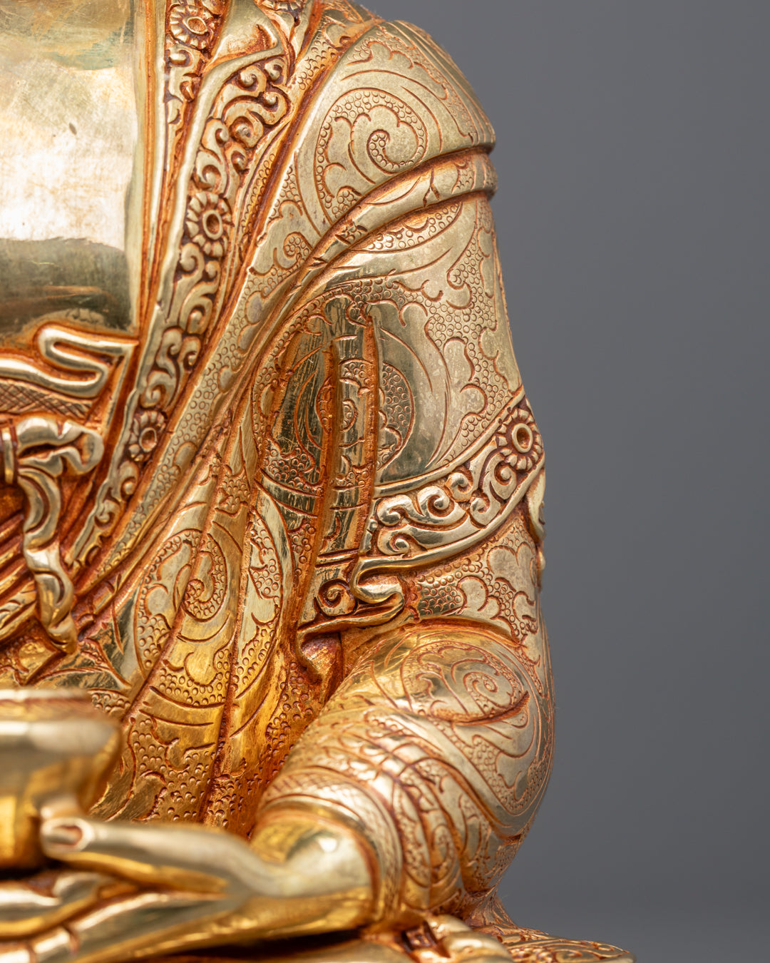 Traditional Amitabha Buddha Statue | Handmade Nepalese