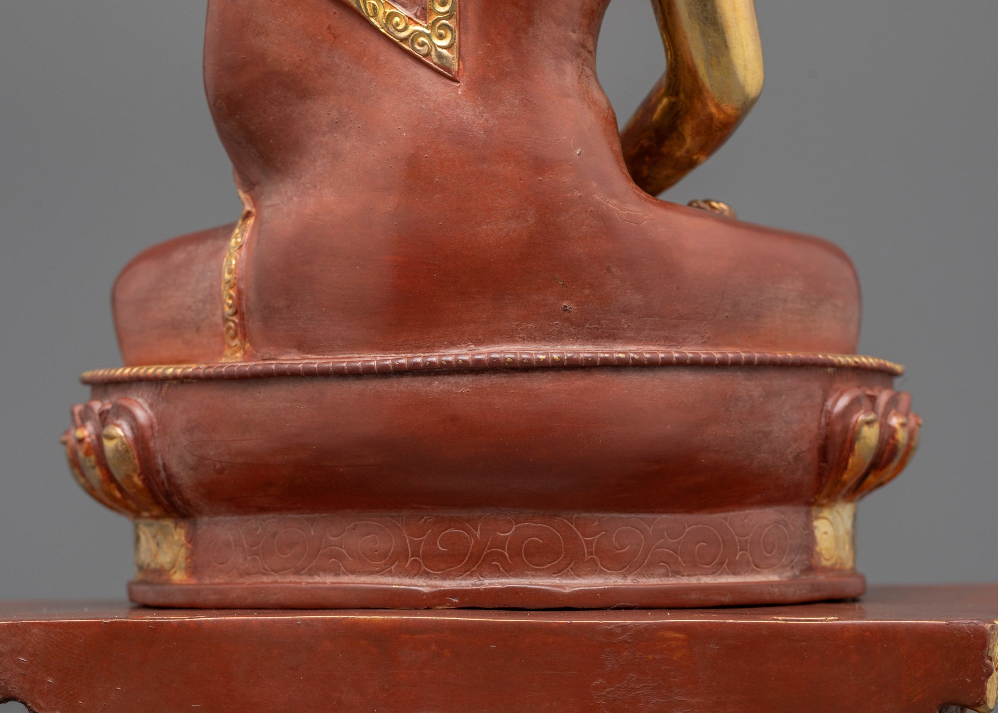 Hand-Carved Amitabha Buddha Statue | Nepalese Buddhist Decor