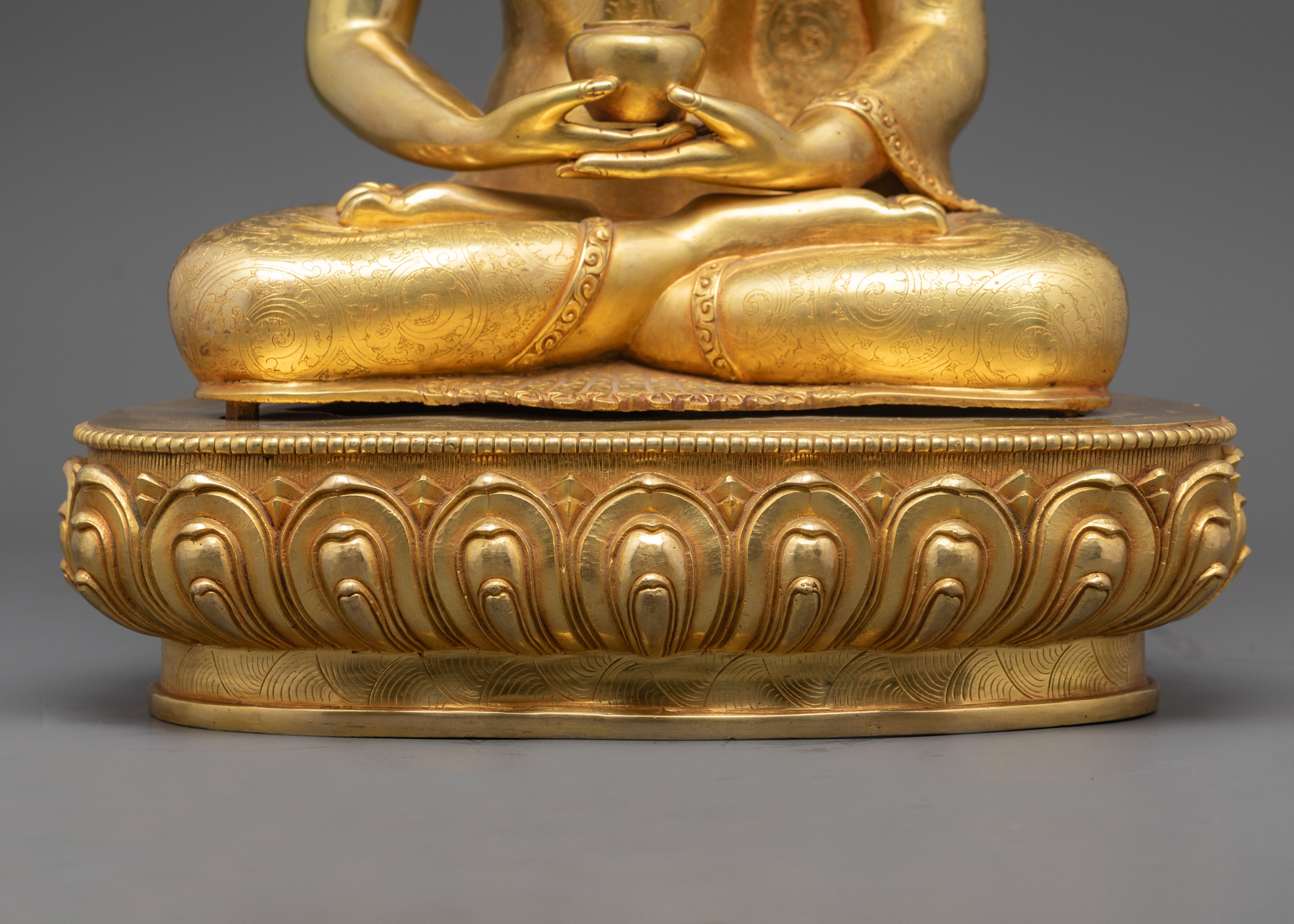 Handcrafted Amitabha Buddha Statue | Tibetan Sculpture