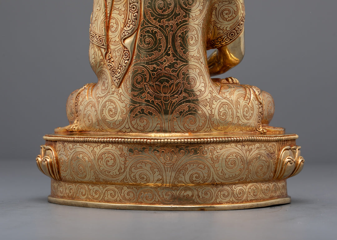 Traditional Amitabha Buddha Statue | Handmade Nepalese