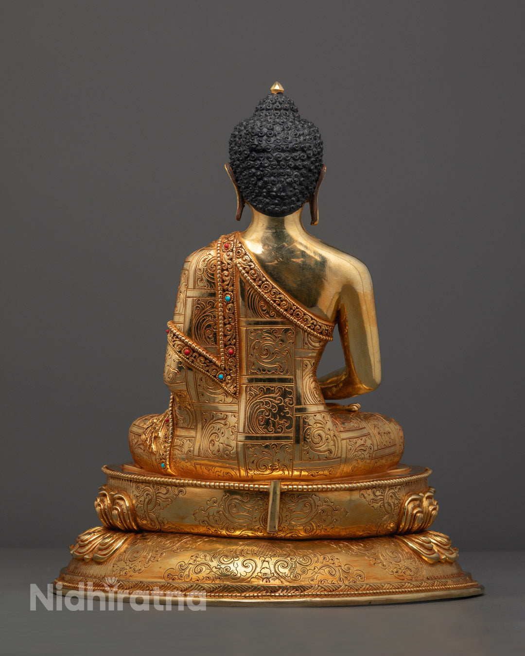 Amitabha Buddha Statue | Nepalese Handmade with 24K Gold