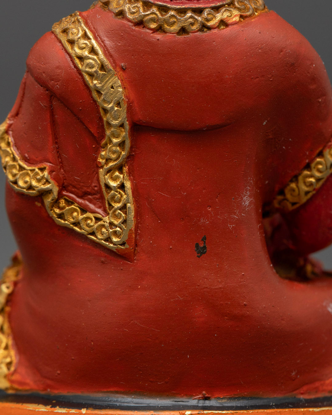 Red Colored Amitabha Buddha Statue