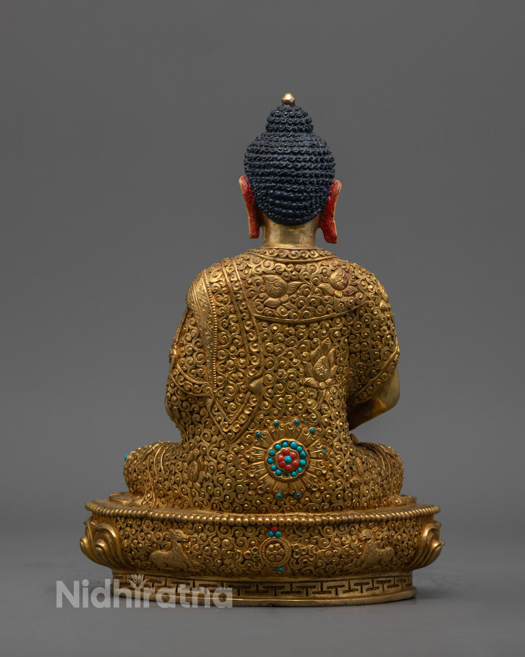 Amitabha Buddha Statue | Exquisite Nepalese Hand-Carved