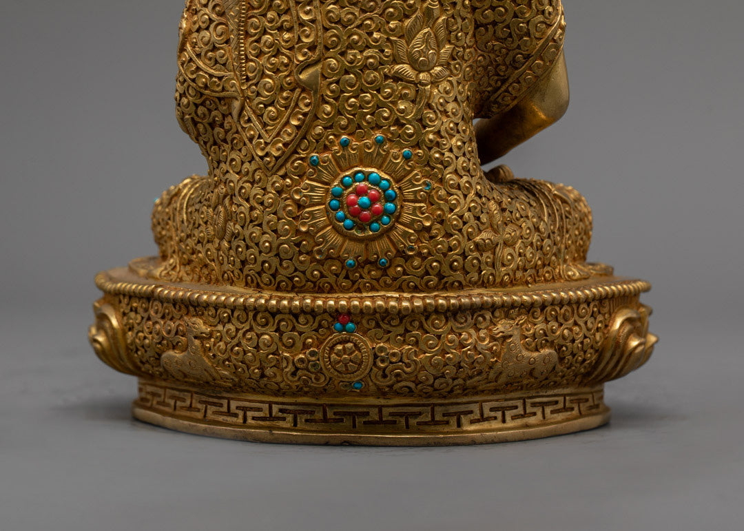 Amitabha Buddha Statue | Exquisite Nepalese Hand-Carved
