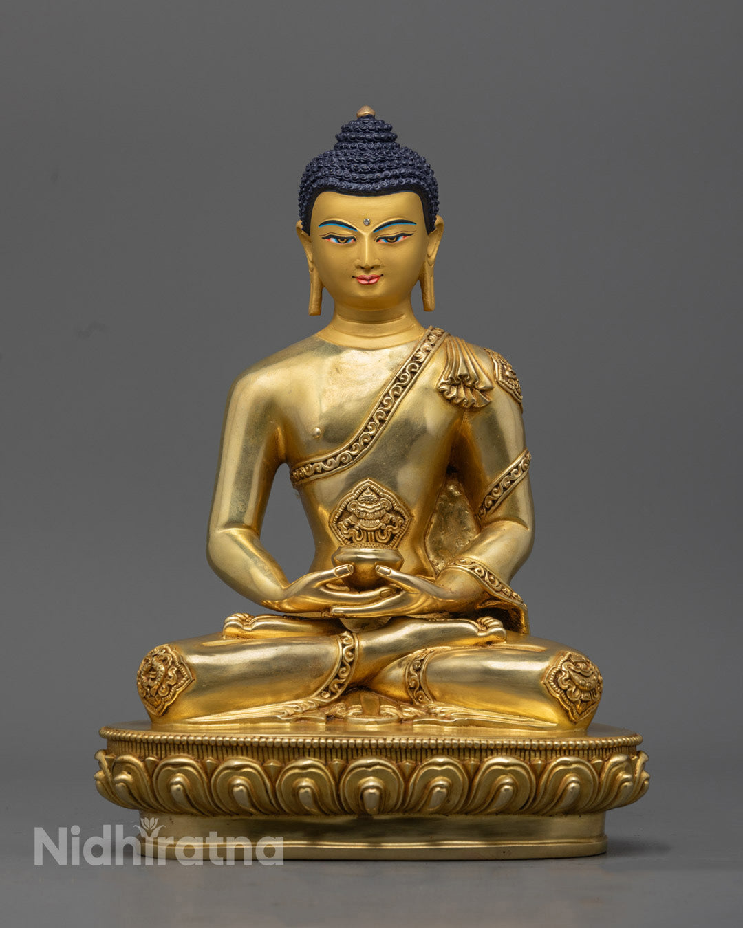 Amitabha Buddha Sculpture | Handmade Tibetan Art