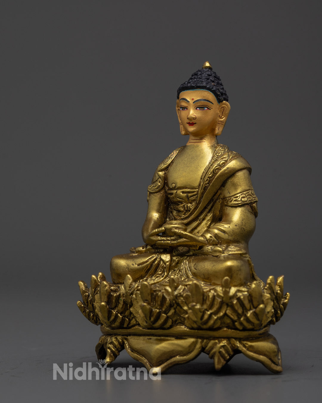 Handmade Sacred Trio Statue | Medicine, Amitabha, Shakyamuni Buddhas