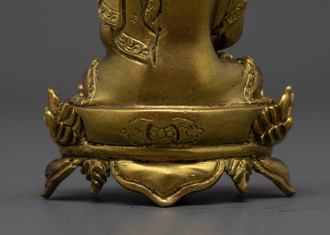 Handmade Sacred Trio Statue | Medicine, Amitabha, Shakyamuni Buddhas
