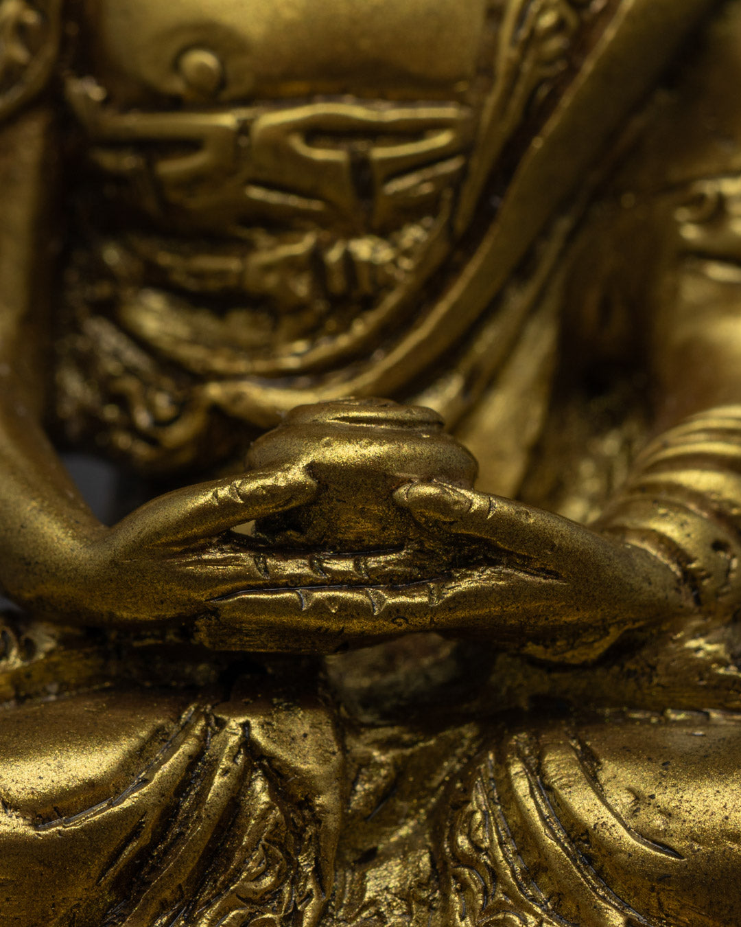 Handmade Sacred Trio Statue | Medicine, Amitabha, Shakyamuni Buddhas