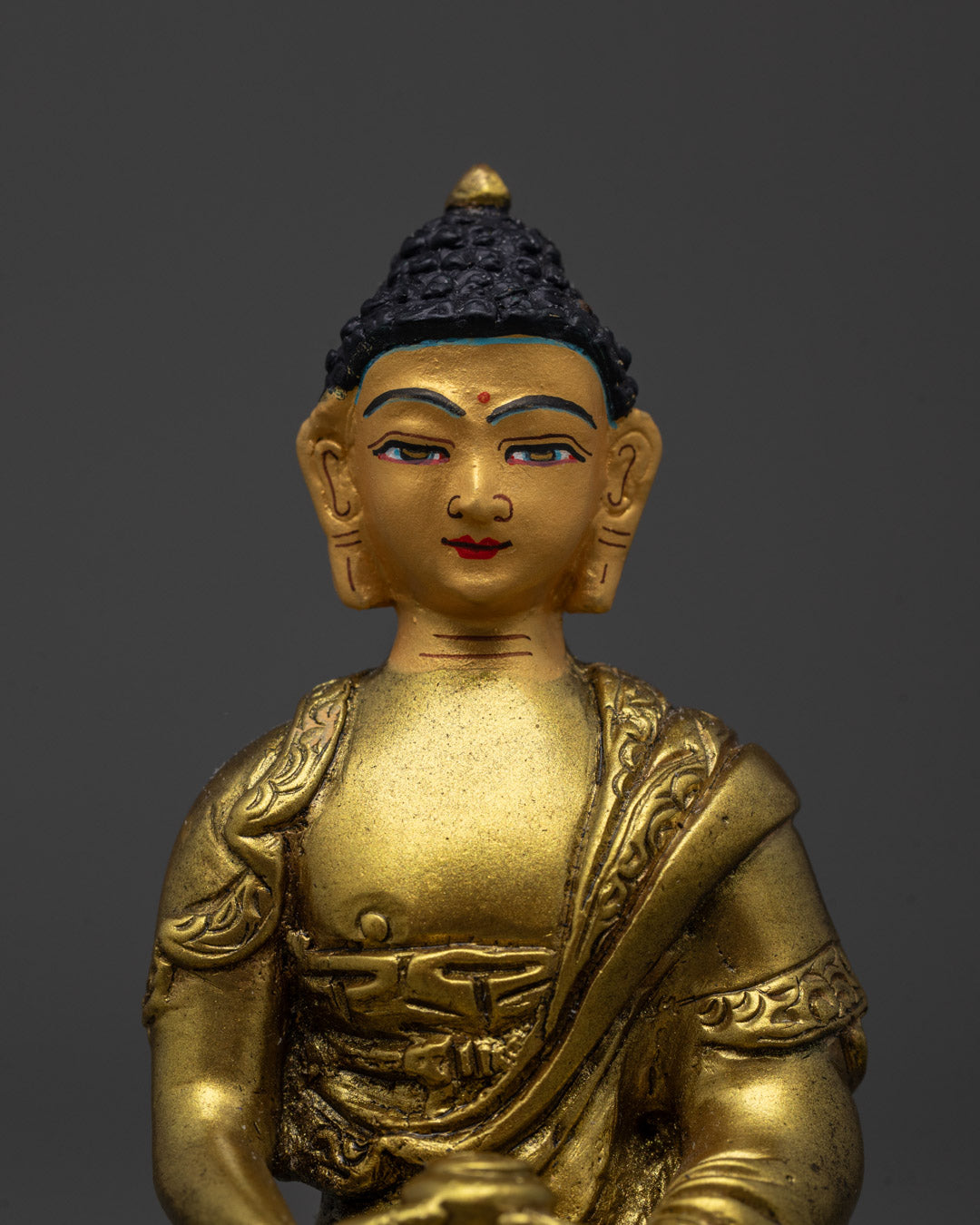 Handmade Sacred Trio Statue | Medicine, Amitabha, Shakyamuni Buddhas