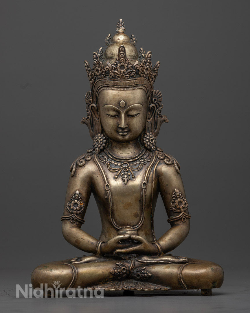 Amitabha Buddha Statue | Buddha Amitabha statue | Antique Amitabha Buddha Statue