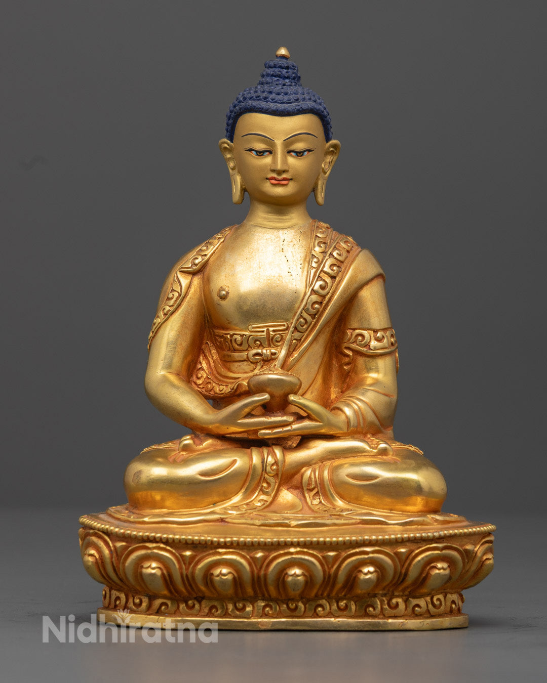 Amitabha Buddha Statue | Traditional Lost Wax Method