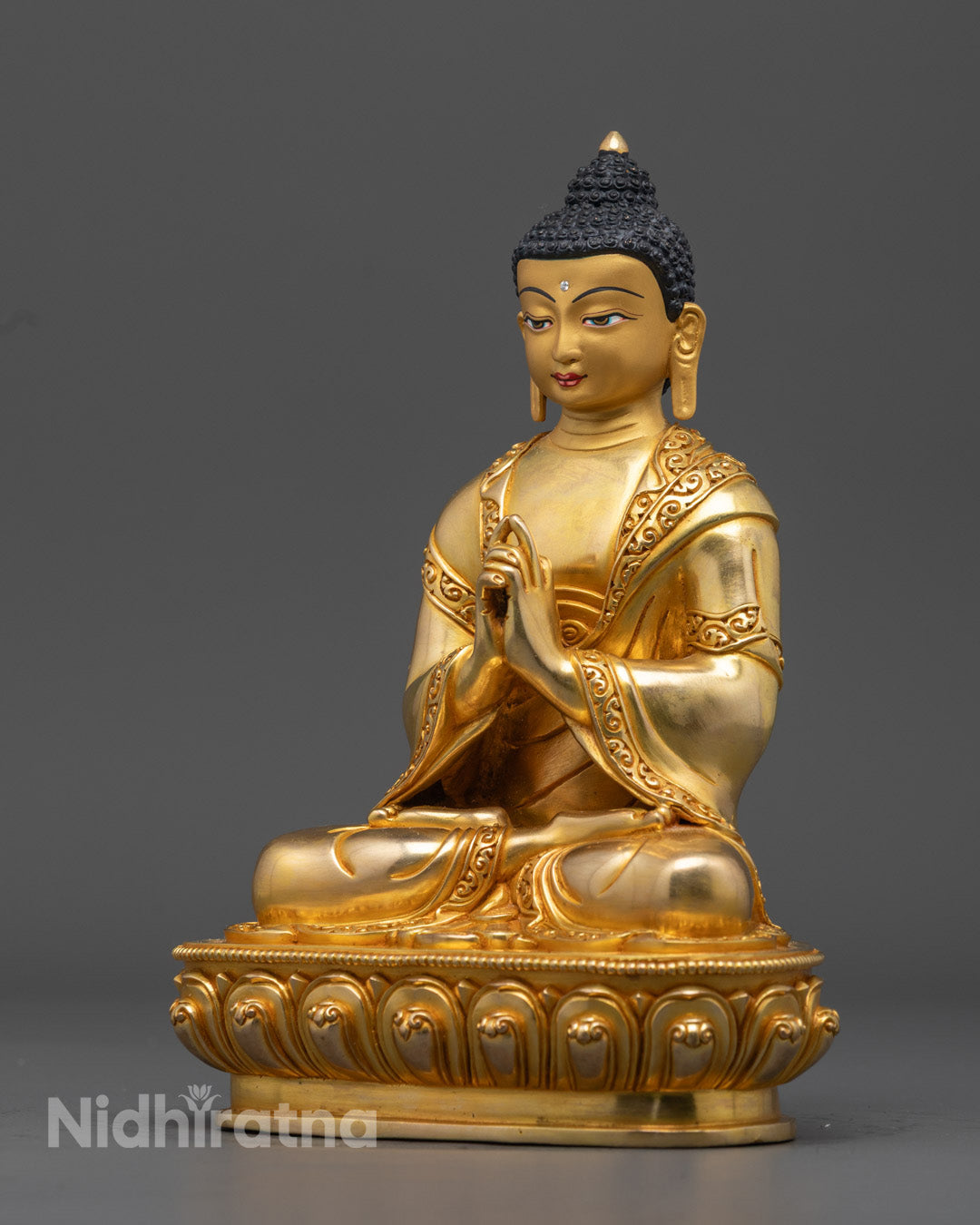Vairocana Buddha Statue | Traditional Nepalese Buddhist Sculpture