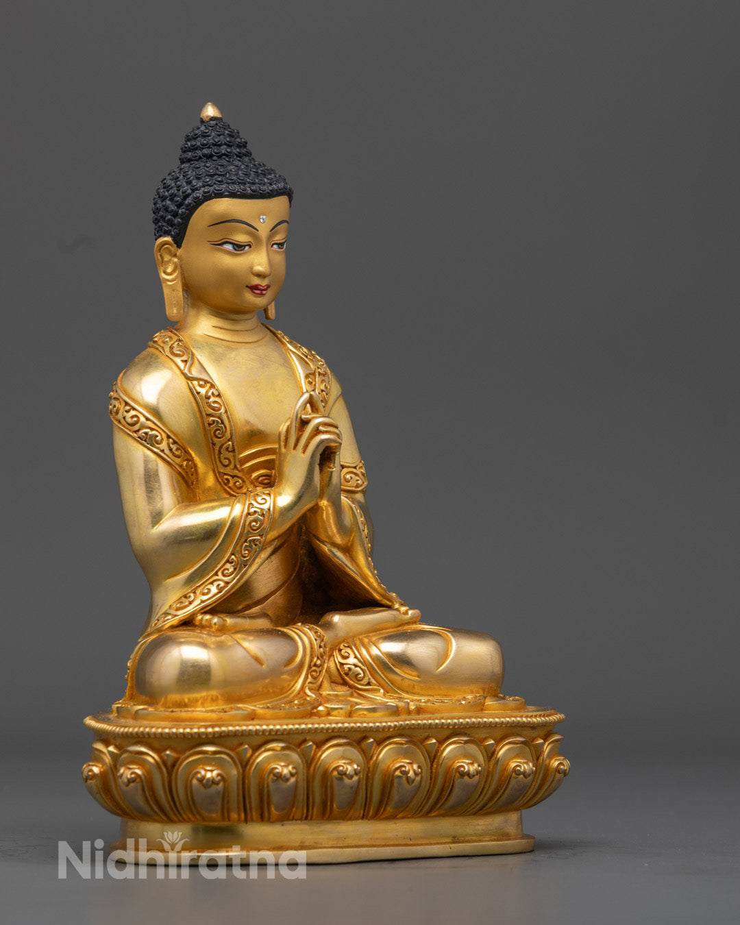 Vairocana Buddha Statue | Traditional Nepalese Buddhist Sculpture