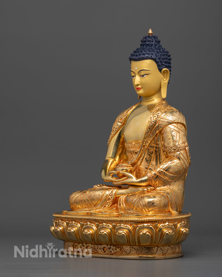 Amitabha Buddha Statue | 24k Gold Glited Statue