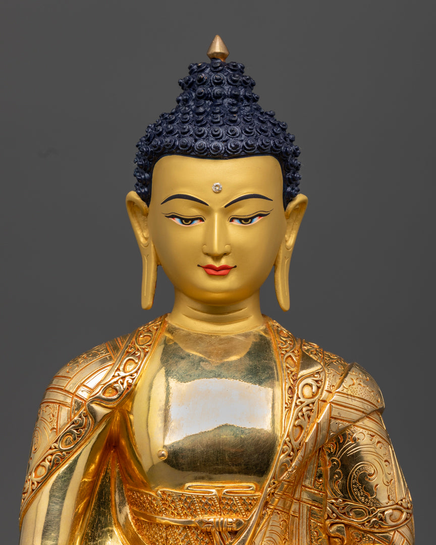 Amitabha Buddha Statue | 24k Gold Glited Statue