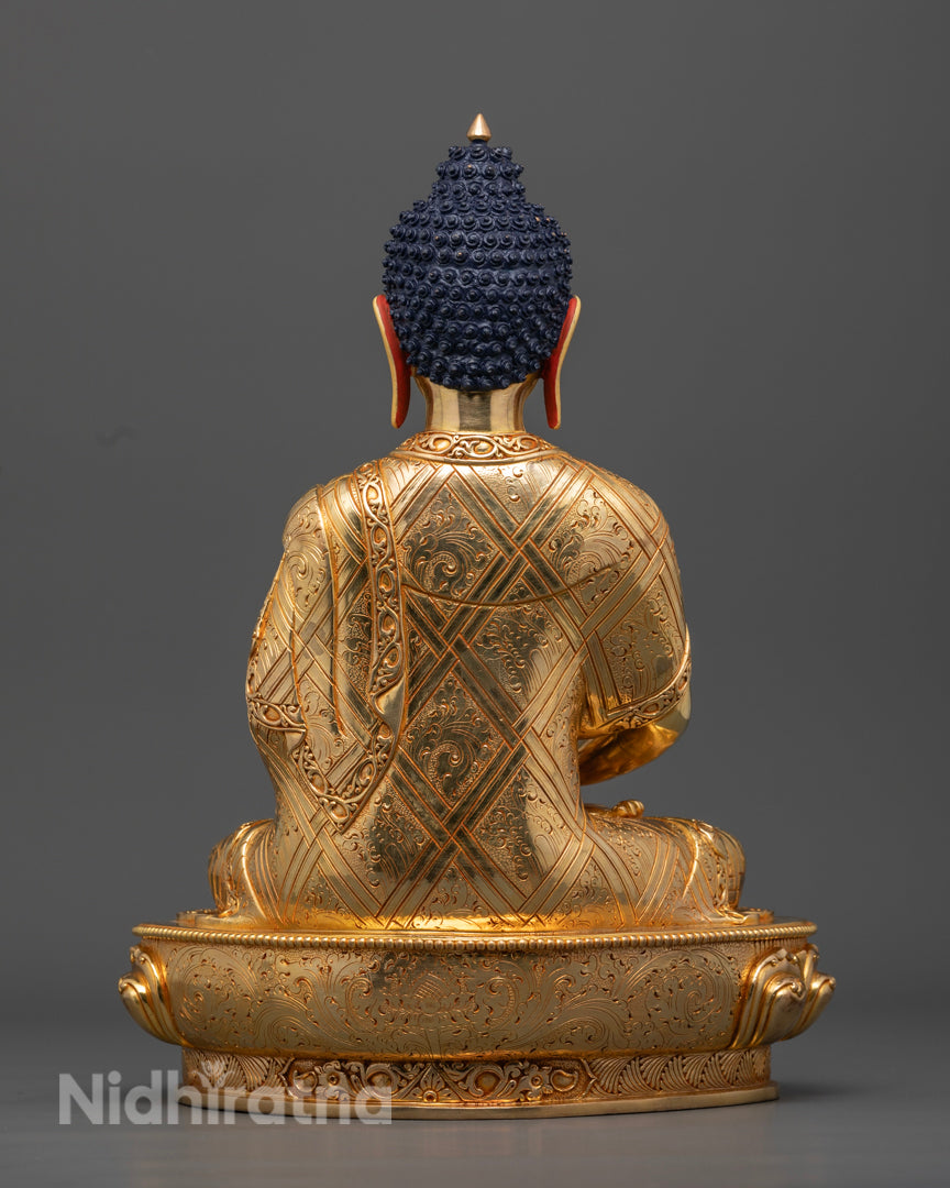 Amitabha Buddha Statue | 24k Gold Glited Statue