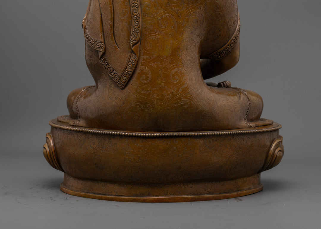 Buddha Amitabha Prayer Statue From Nepal | Himalayan Artwork of Nepal