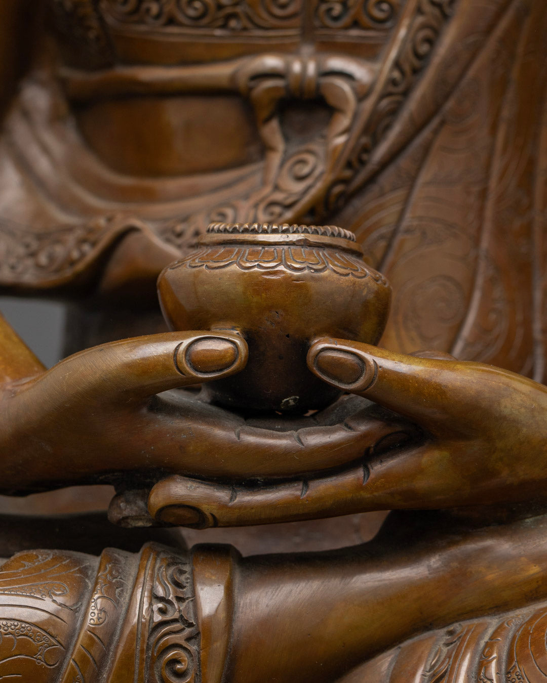 Buddha Amitabha Prayer Statue From Nepal | Himalayan Artwork of Nepal