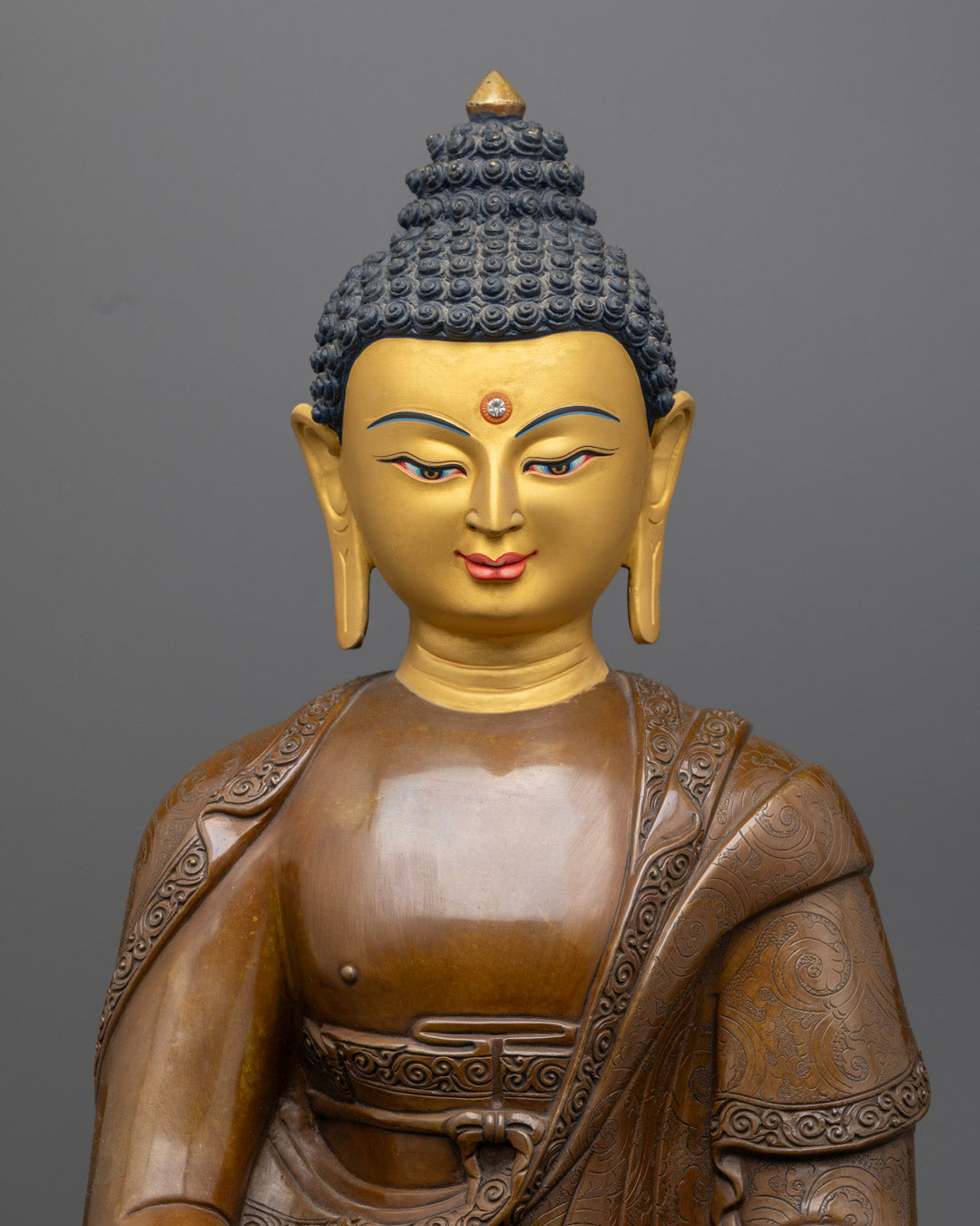 Buddha Amitabha Prayer Statue From Nepal | Himalayan Artwork of Nepal