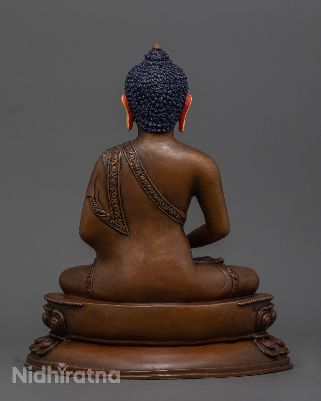 Amitabha Buddha Statue | Traditional Nepali Hand-Carved