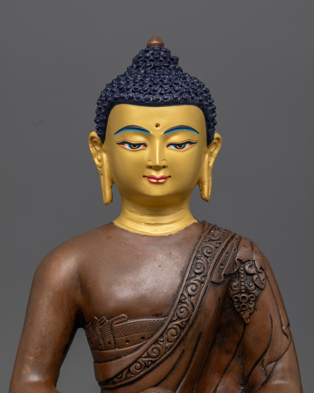 Amitabha Buddha Statue | Traditional Nepali Hand-Carved