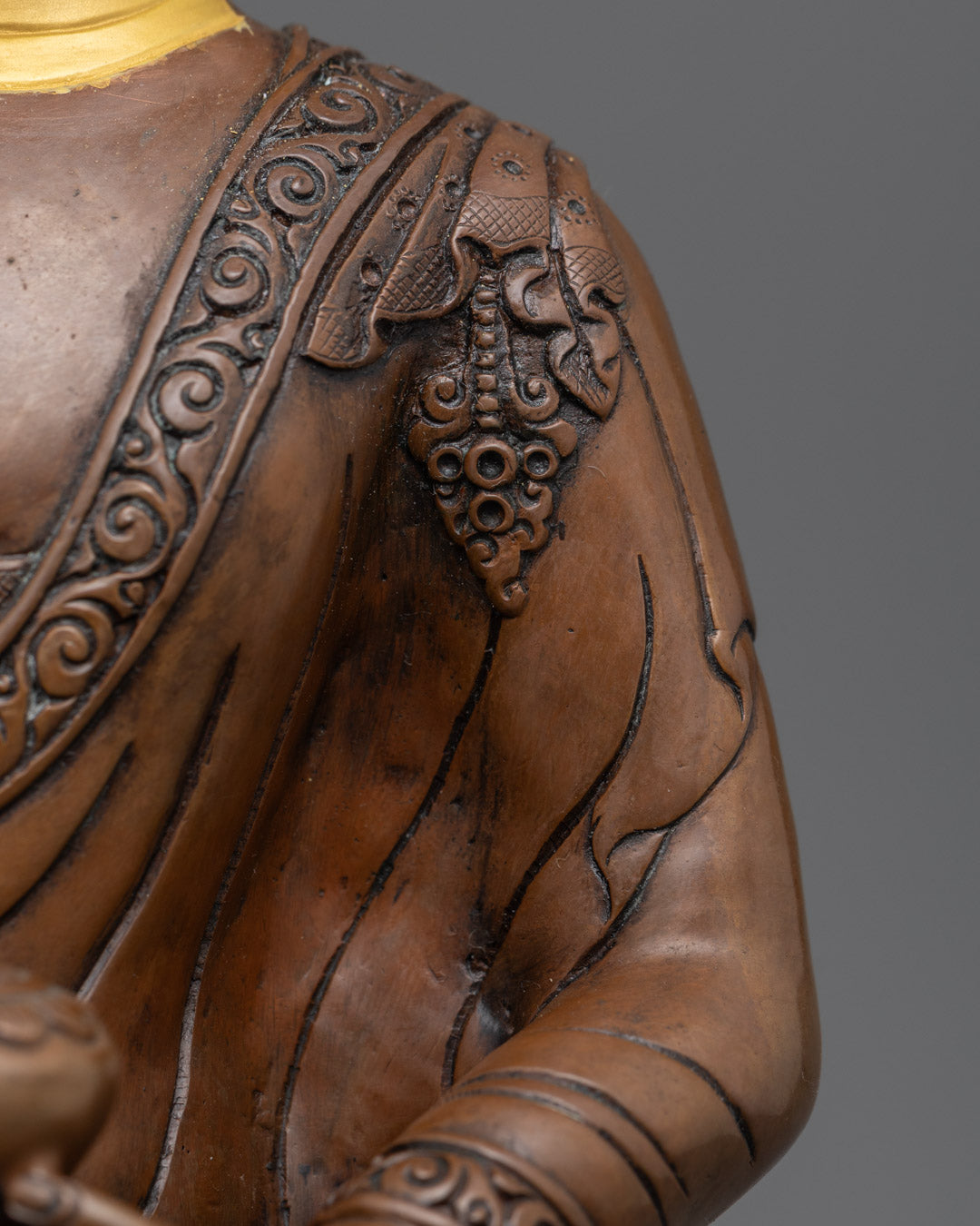 Amitabha Buddha Statue | Traditional Nepali Hand-Carved