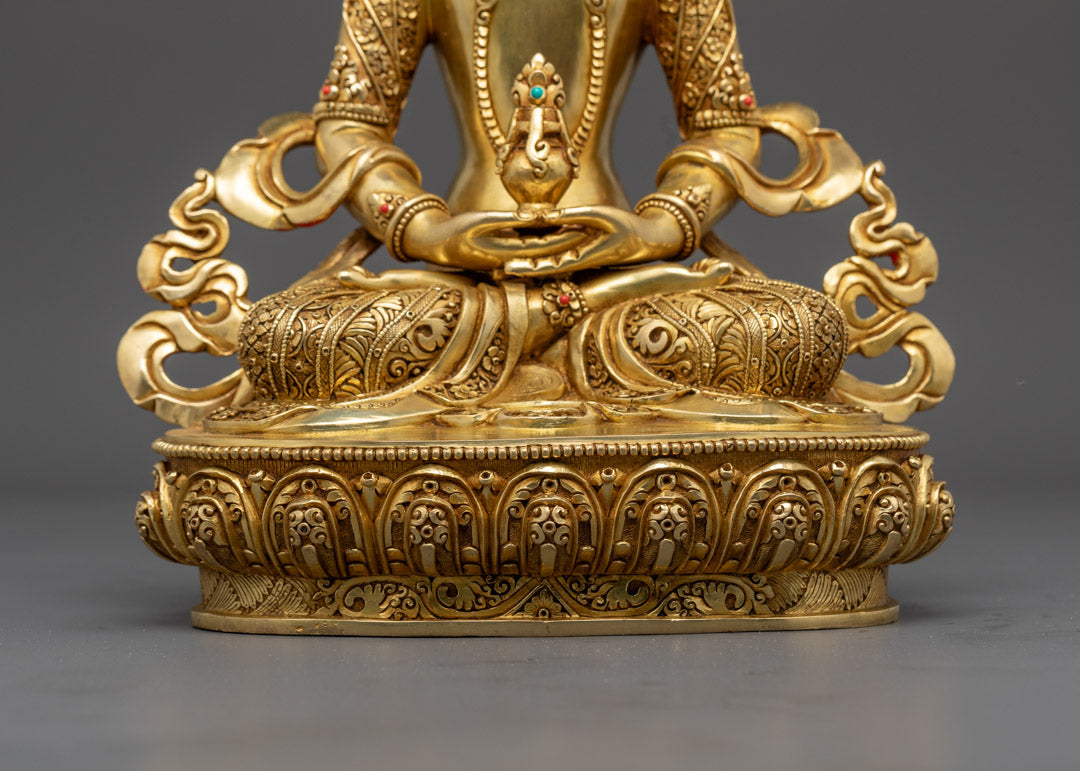 Sacred Amitayus Statue | Himalayan Sacred Art