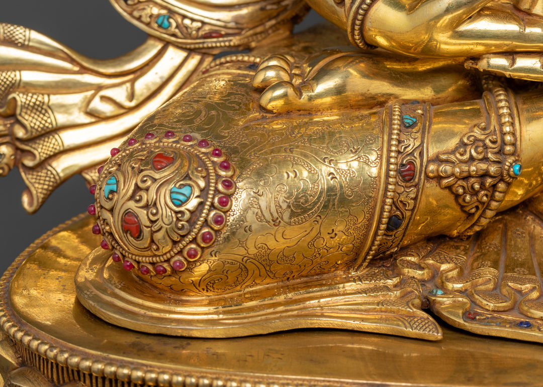 Buddhist Amitayus Statue | Traditionally Artwork of Nepal