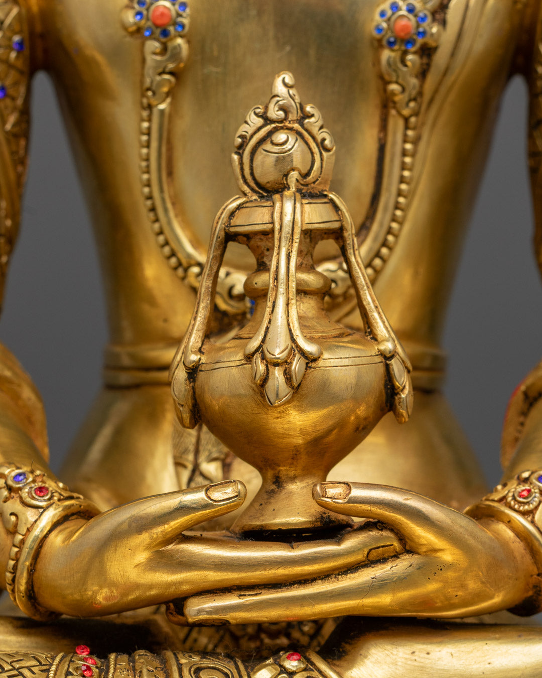 Amitayus Statue | Nepalese Handcrafted Healing Sculpture