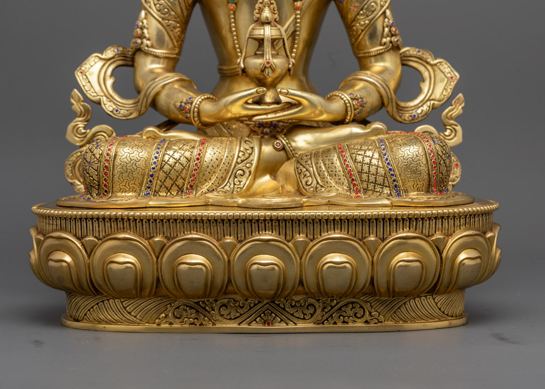 Amitayus Statue | Traditional Nepalese Long Life Deity