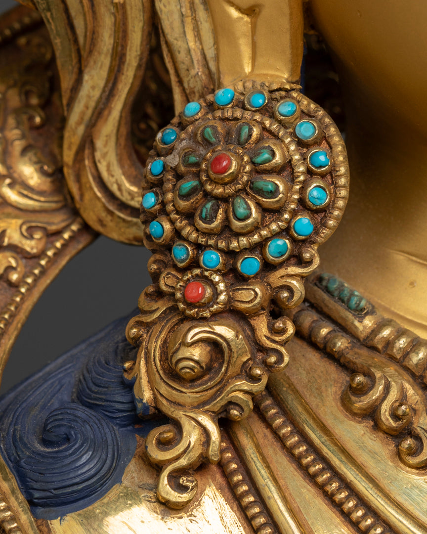 Buddhist Amitayus Statue | Traditionally Artwork of Nepal