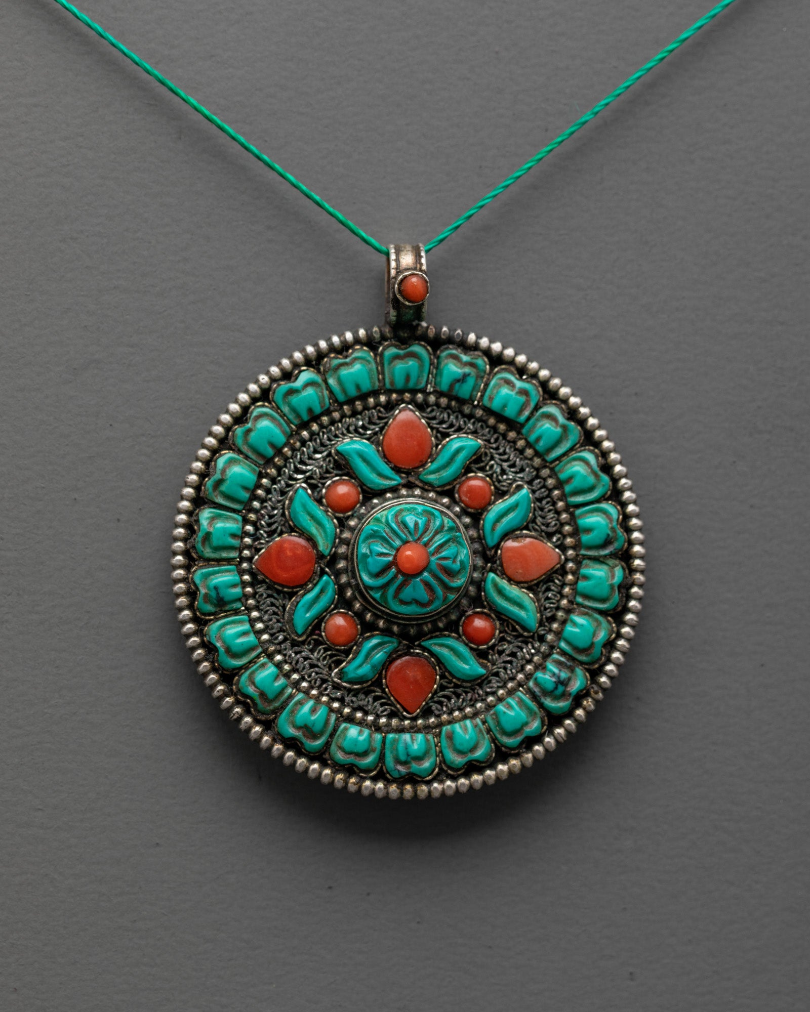 Handcrafted Tibetan Silver Pendant