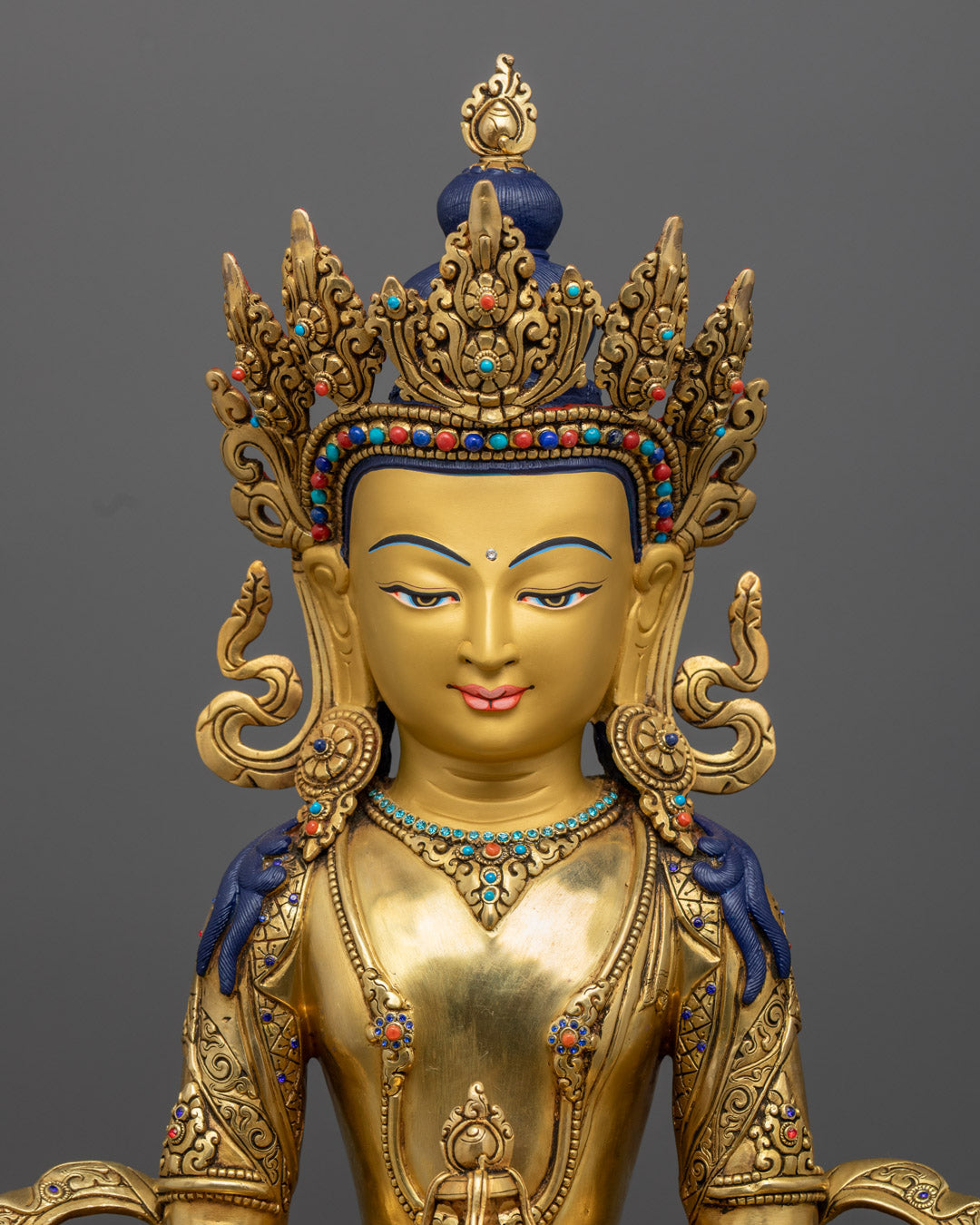 Amitayus Statue | Nepalese Handcrafted Healing Sculpture