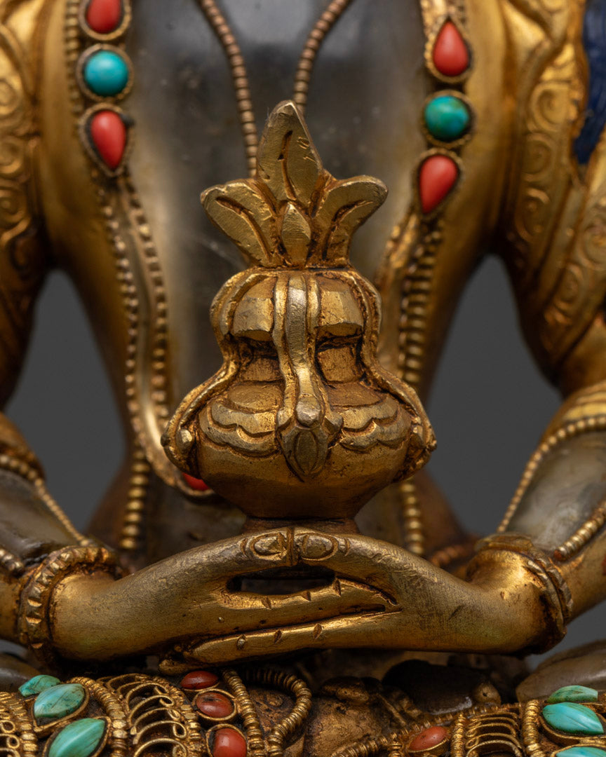 Crystal Amitayus Buddha Statue: Enhance Your Home Altar