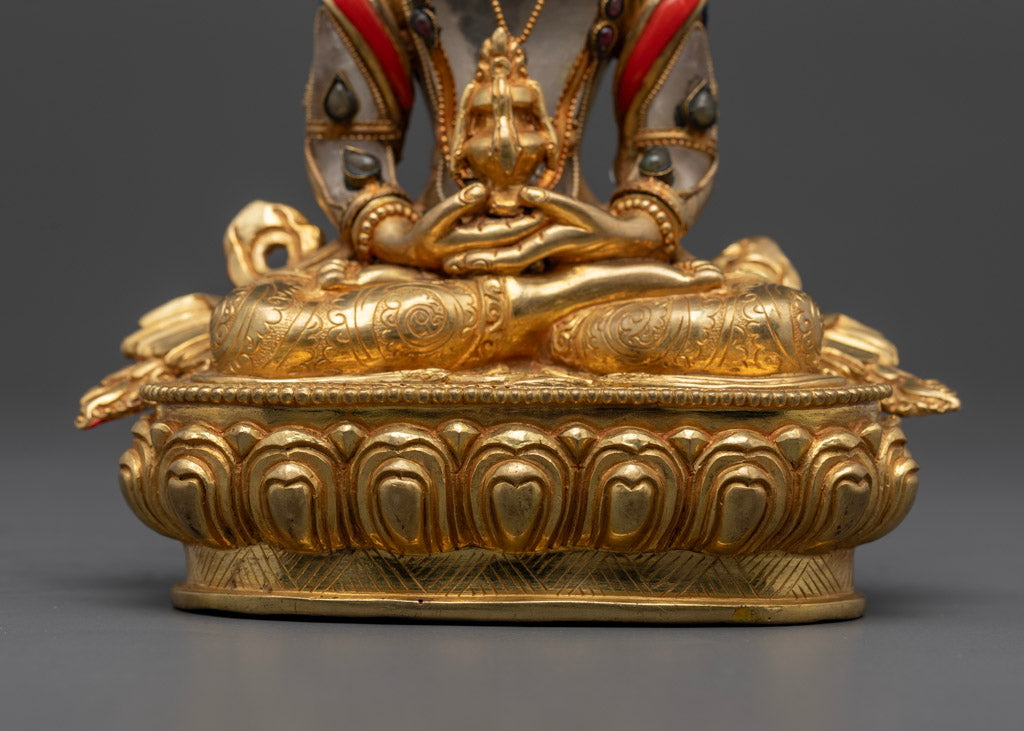 Statue of Rishi Amitayus | Crystal Made Statue