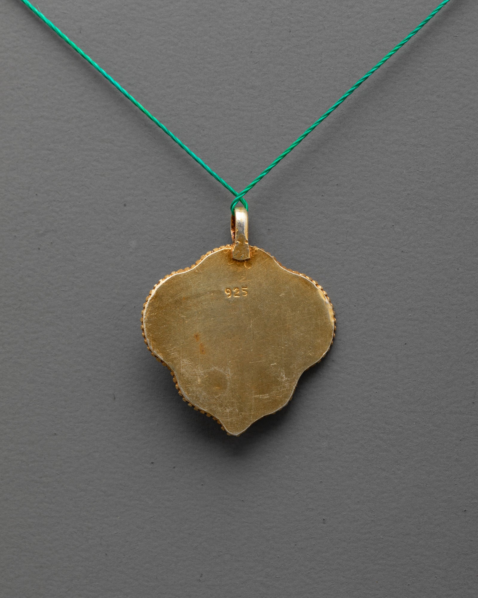 Hand-carved Lotus Flower Pendent