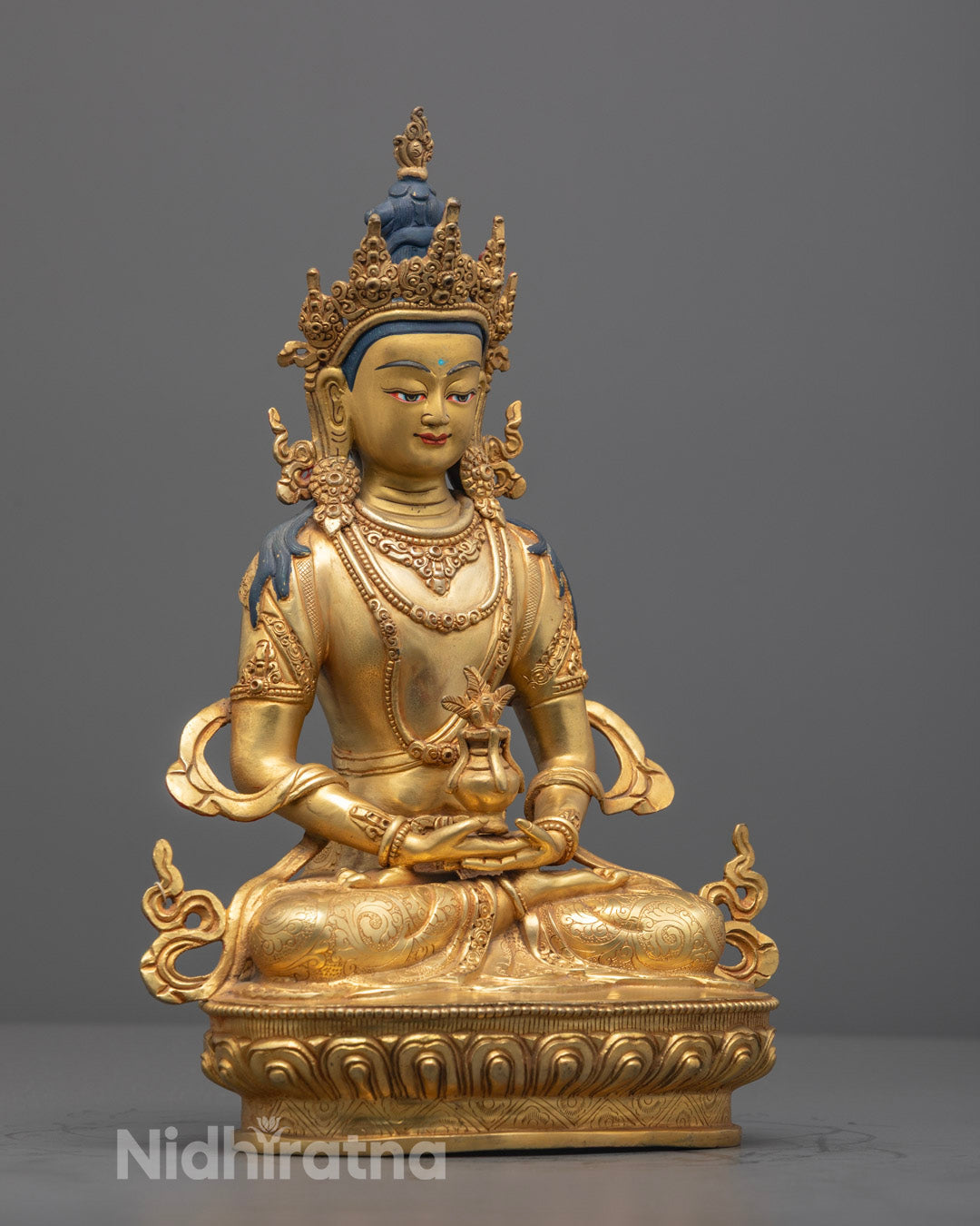 Amitayus Buddha Sculpture | Himalayan Longevity Deity