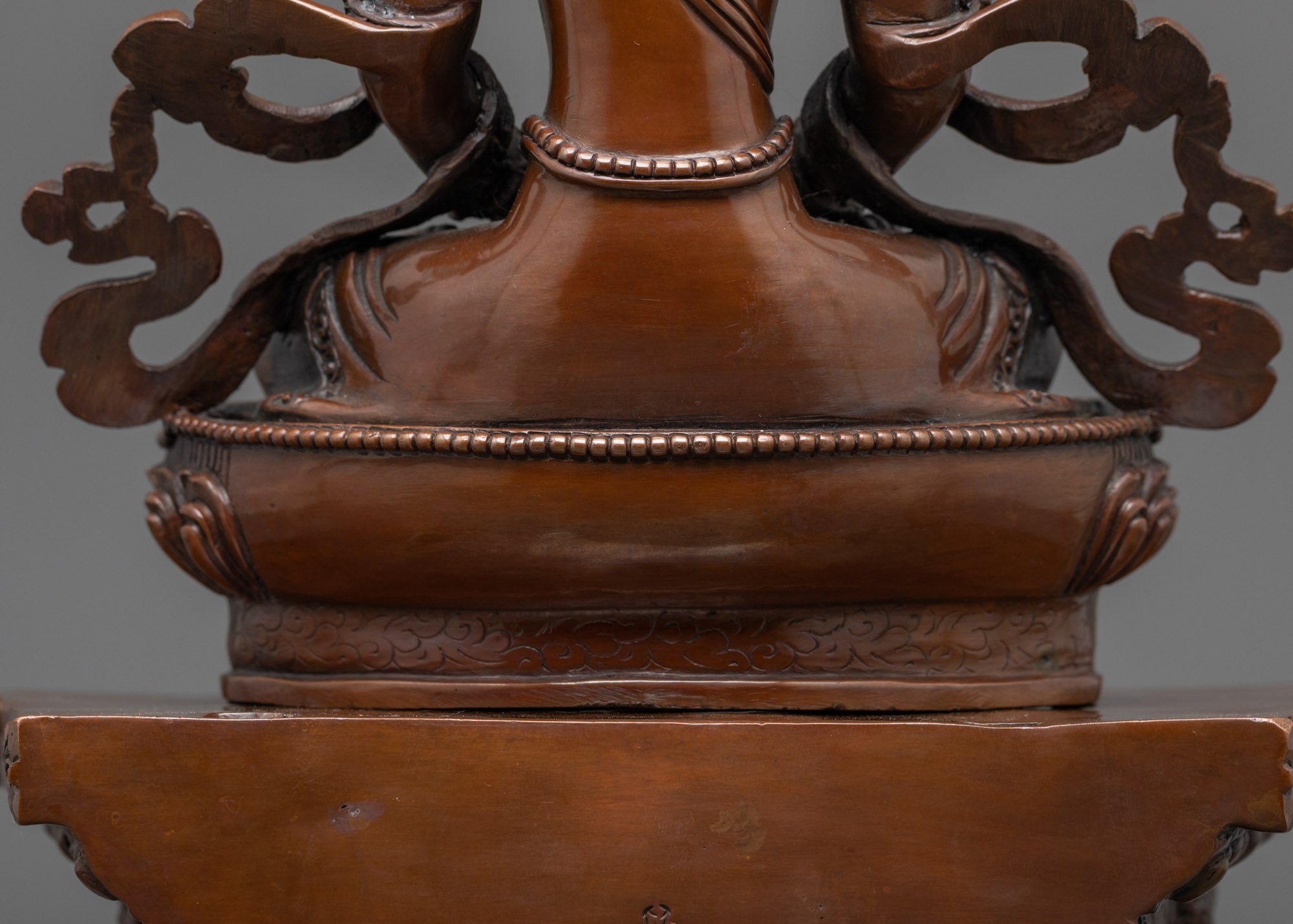 Tibetan Oxidized Amitayus Statue | Buddhist Deity of Long Life