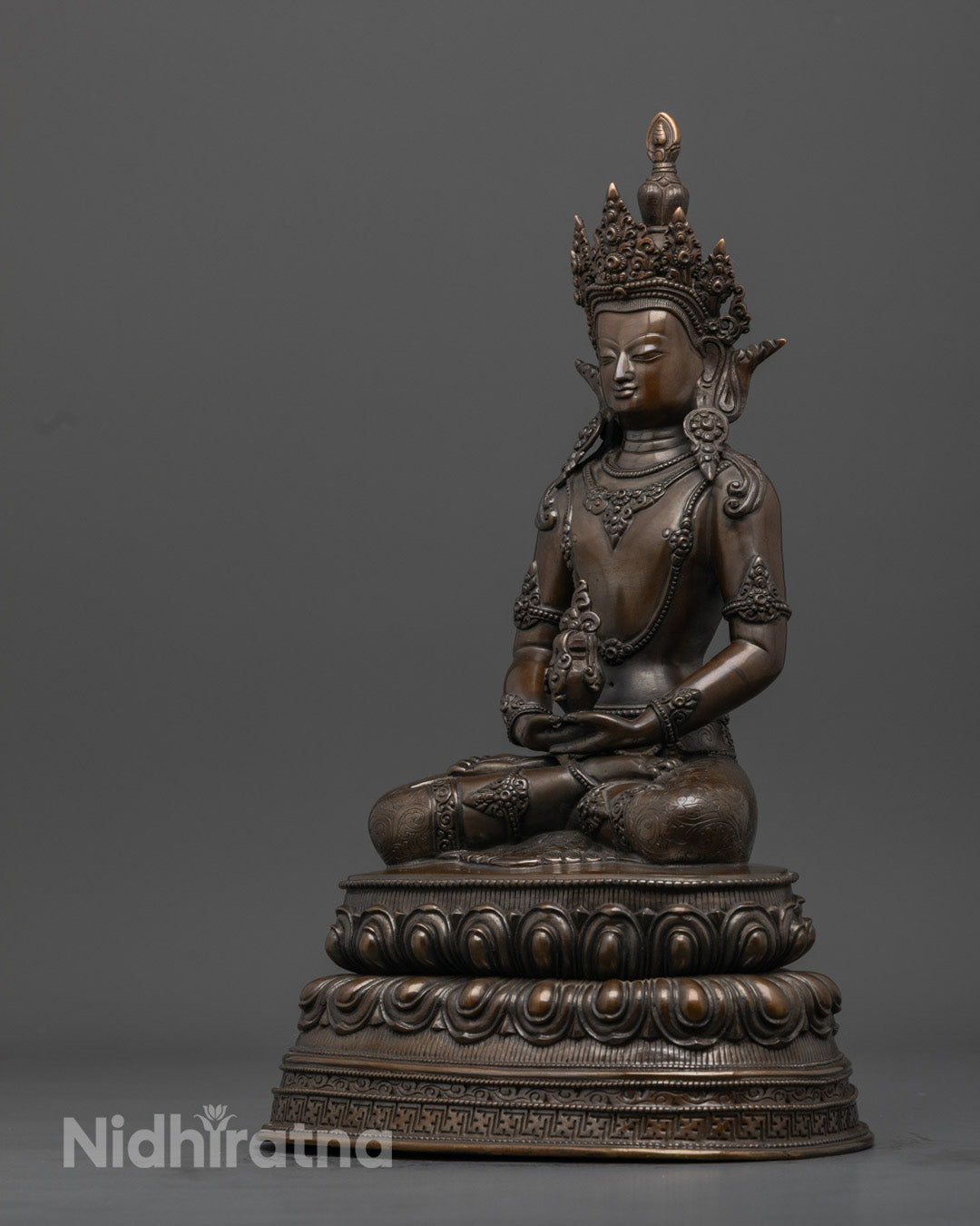 Handmade Amitayus Statue | Himalayan Buddha for Health