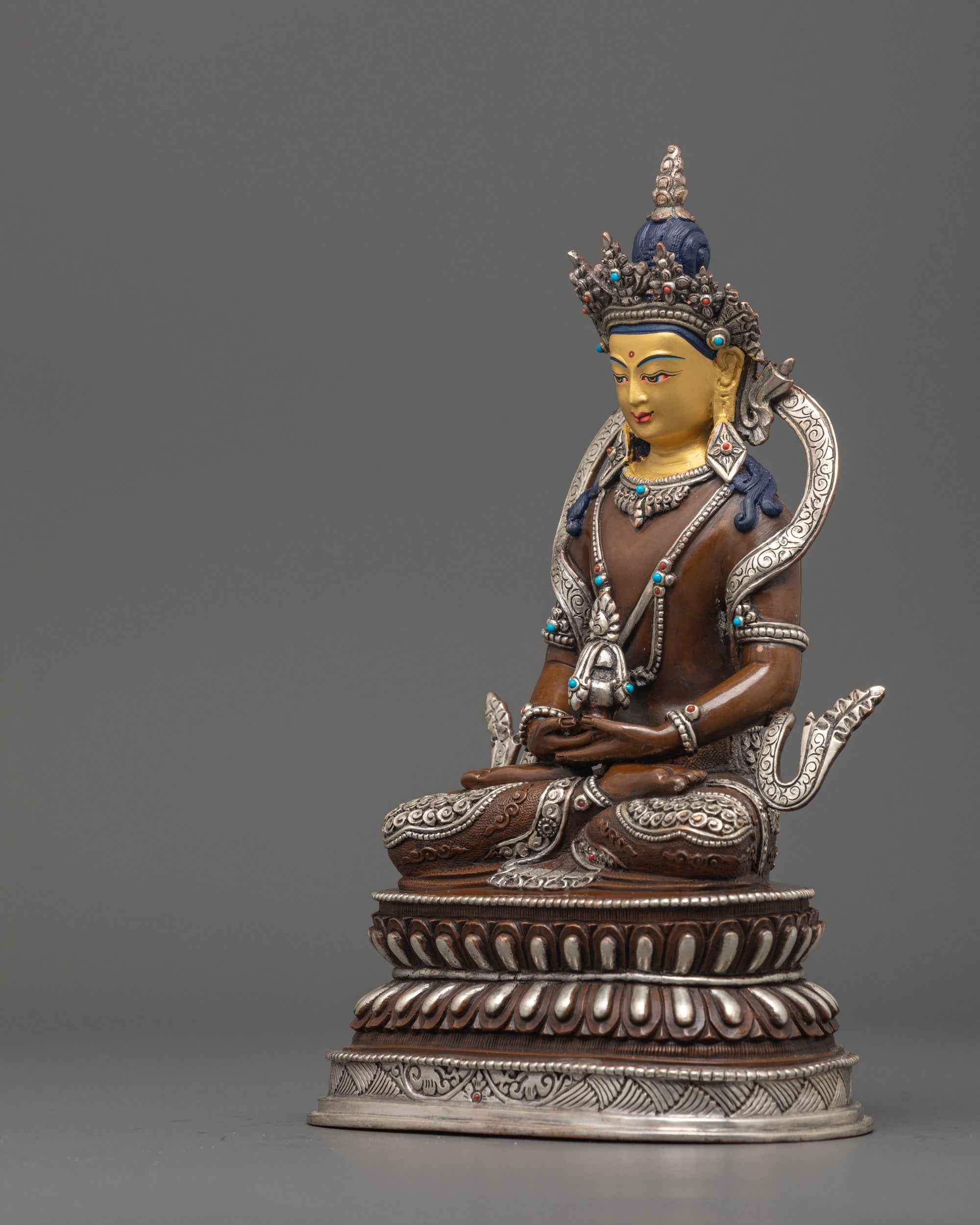 Nepalese Handmade Amitayus Statue for Sale