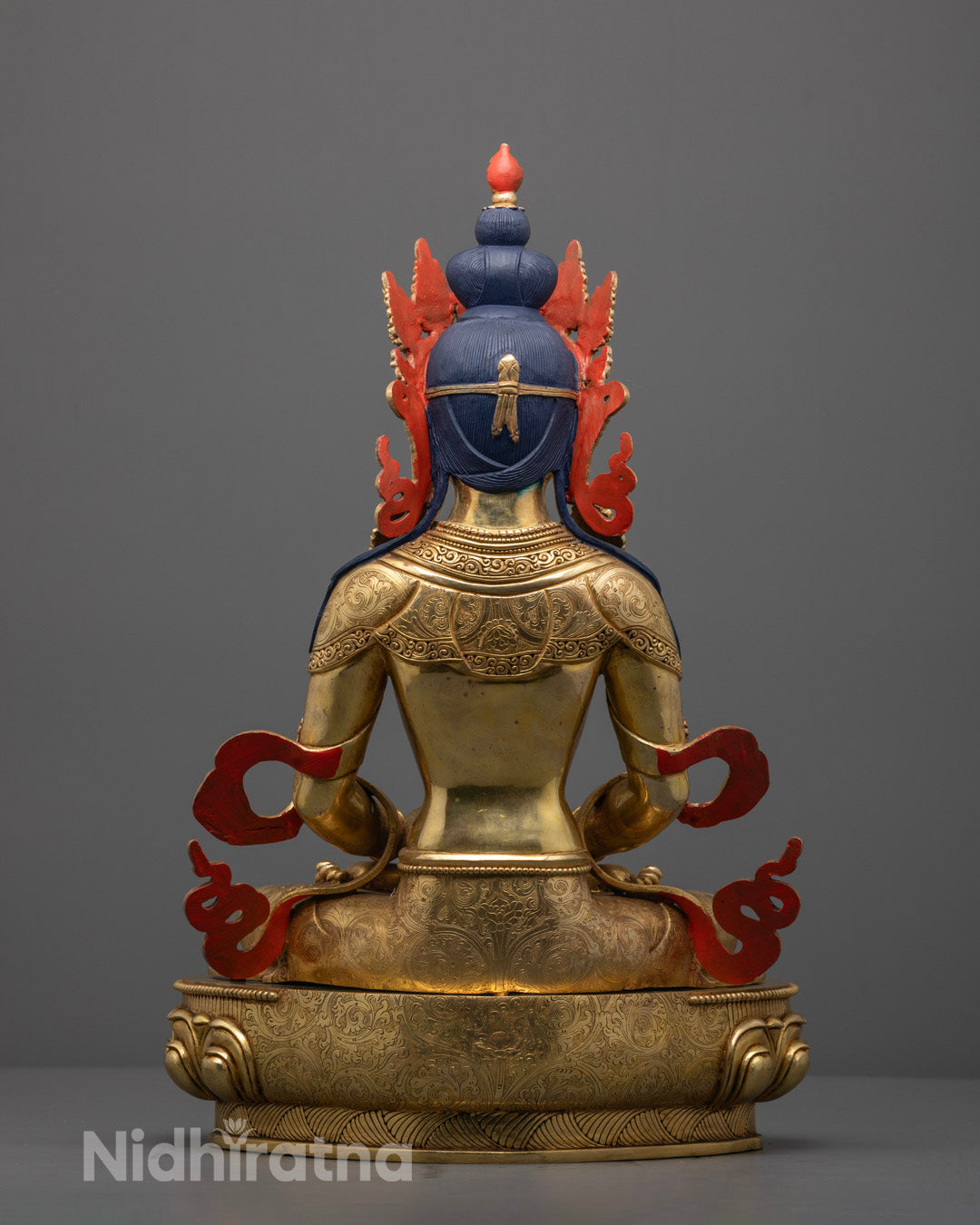 Nepalese Amitayus Statue | Traditional Buddhist Longevity