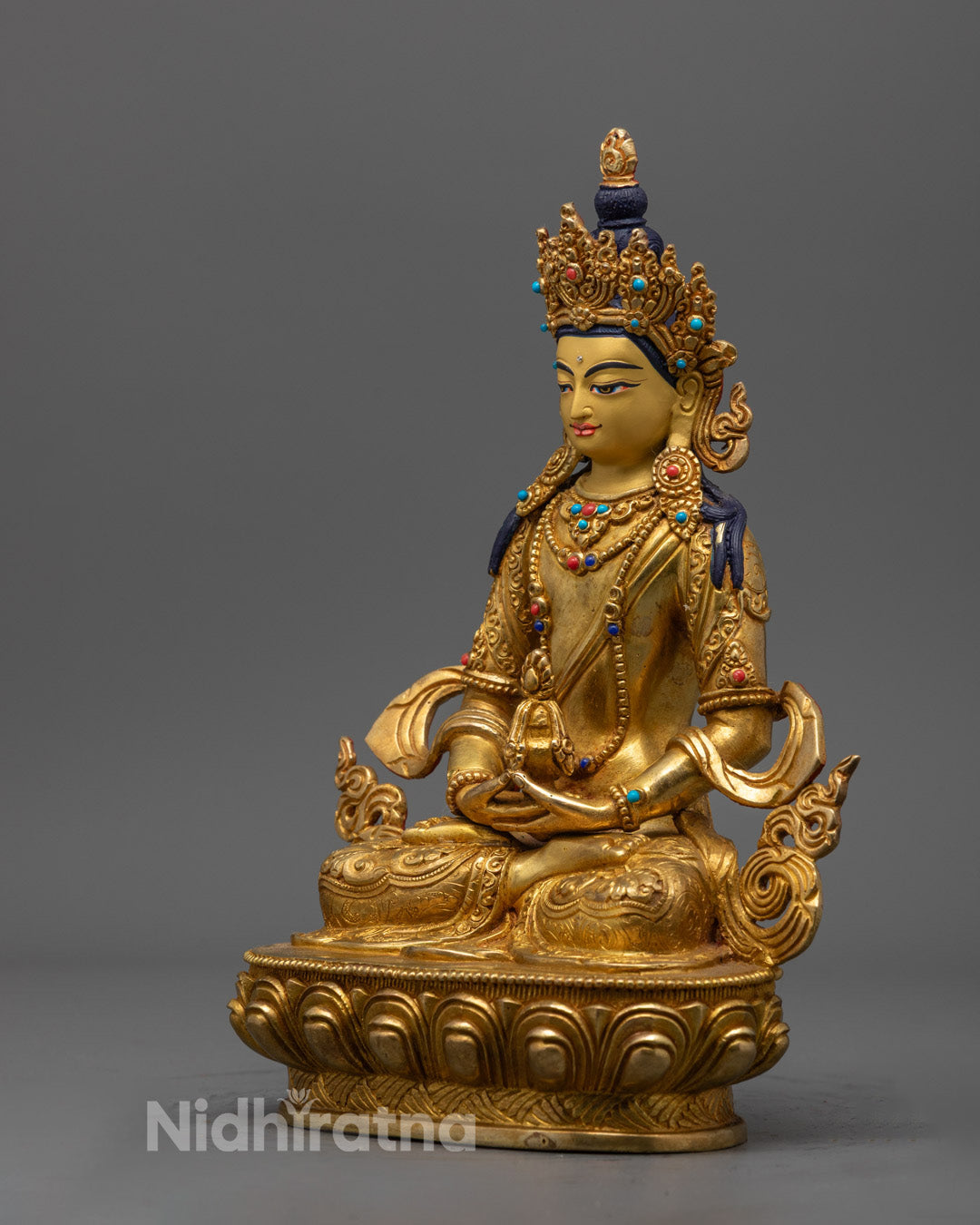 Seated Amitayus Statue | Himalayan Sacred Art