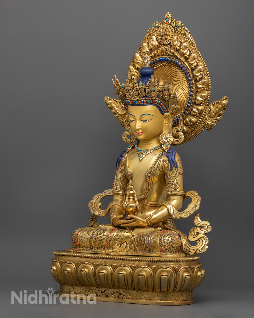 Amitayus Statue | Nepalese Handcrafted Healing Sculpture