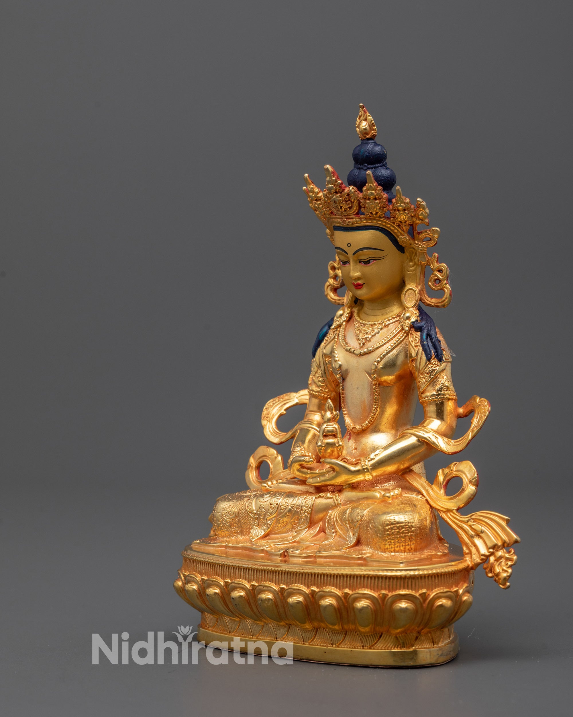 Nepalese Machine-Made Amitayus Sculpture | Symbol of Longevity