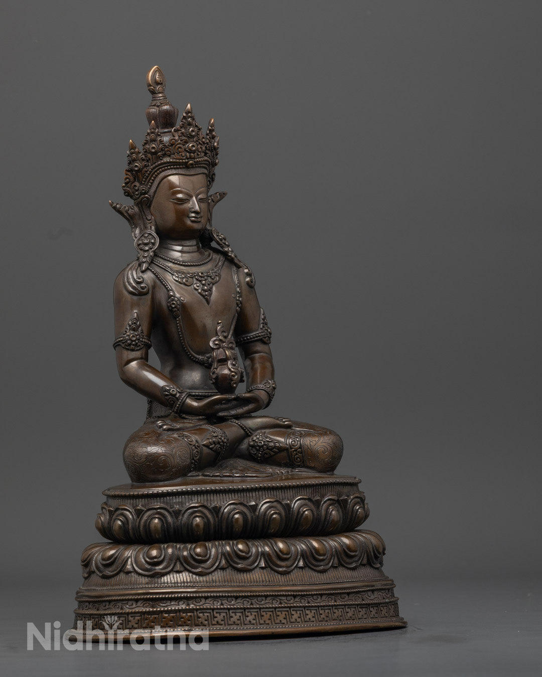 Handmade Amitayus Statue | Himalayan Buddha for Health