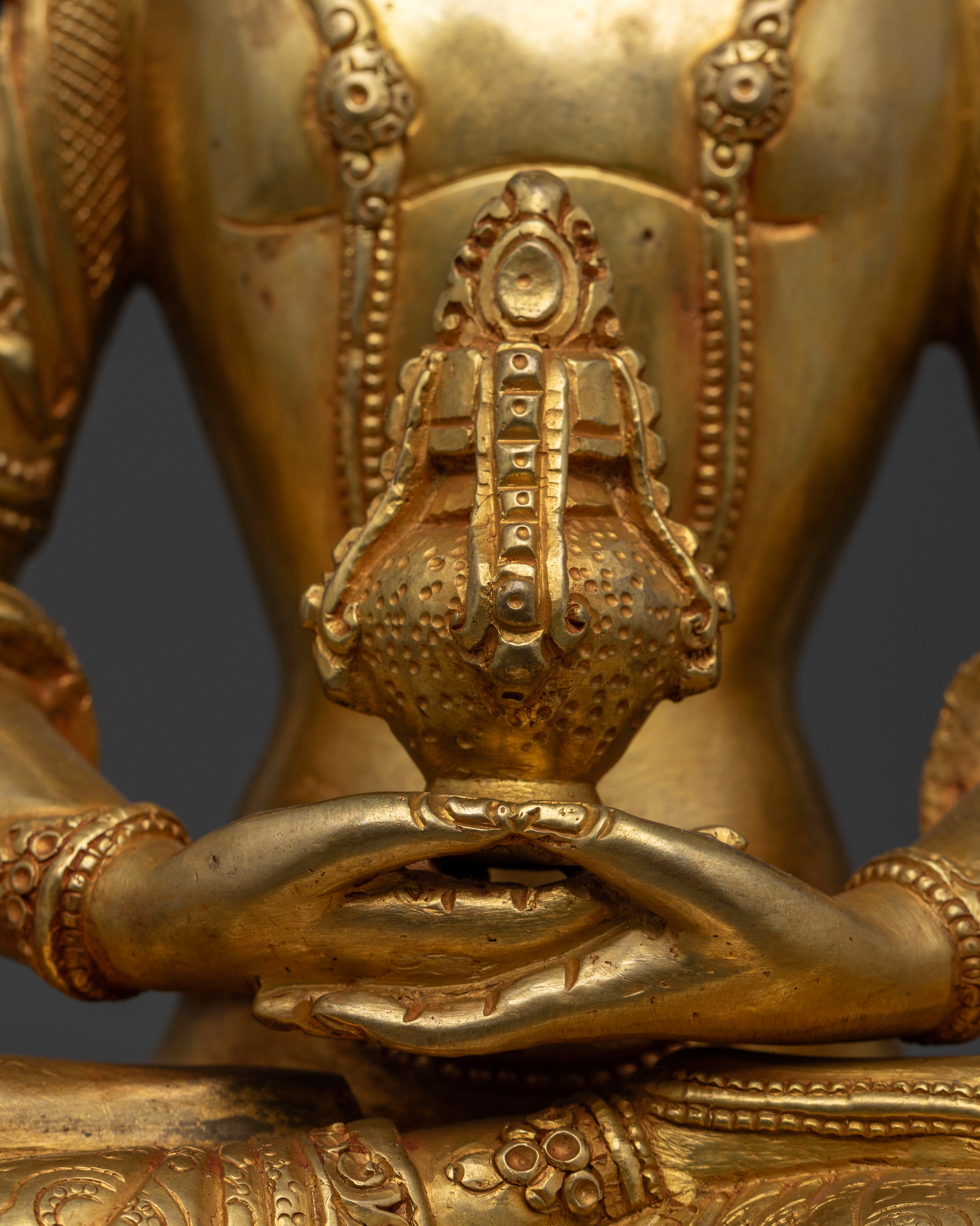 Amitayus Long Life Mantra Sculpture