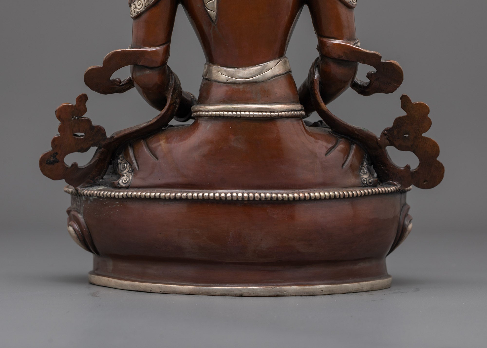 Oxidized Amitayus Statue | Handcrafted Long Life Deity Sculpture