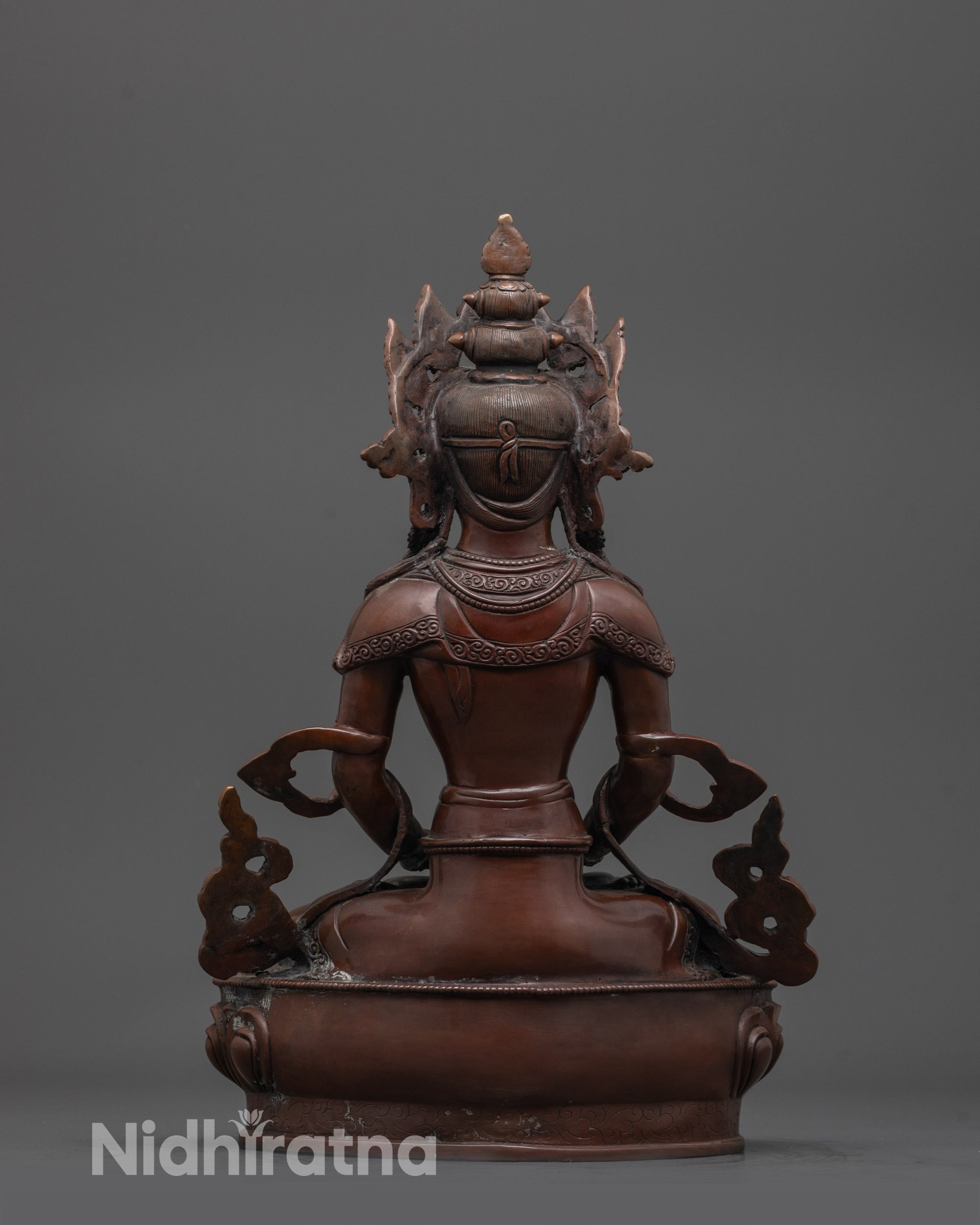 Nepalese Amitayus Statue | Buddhist Deity of Life Longevity